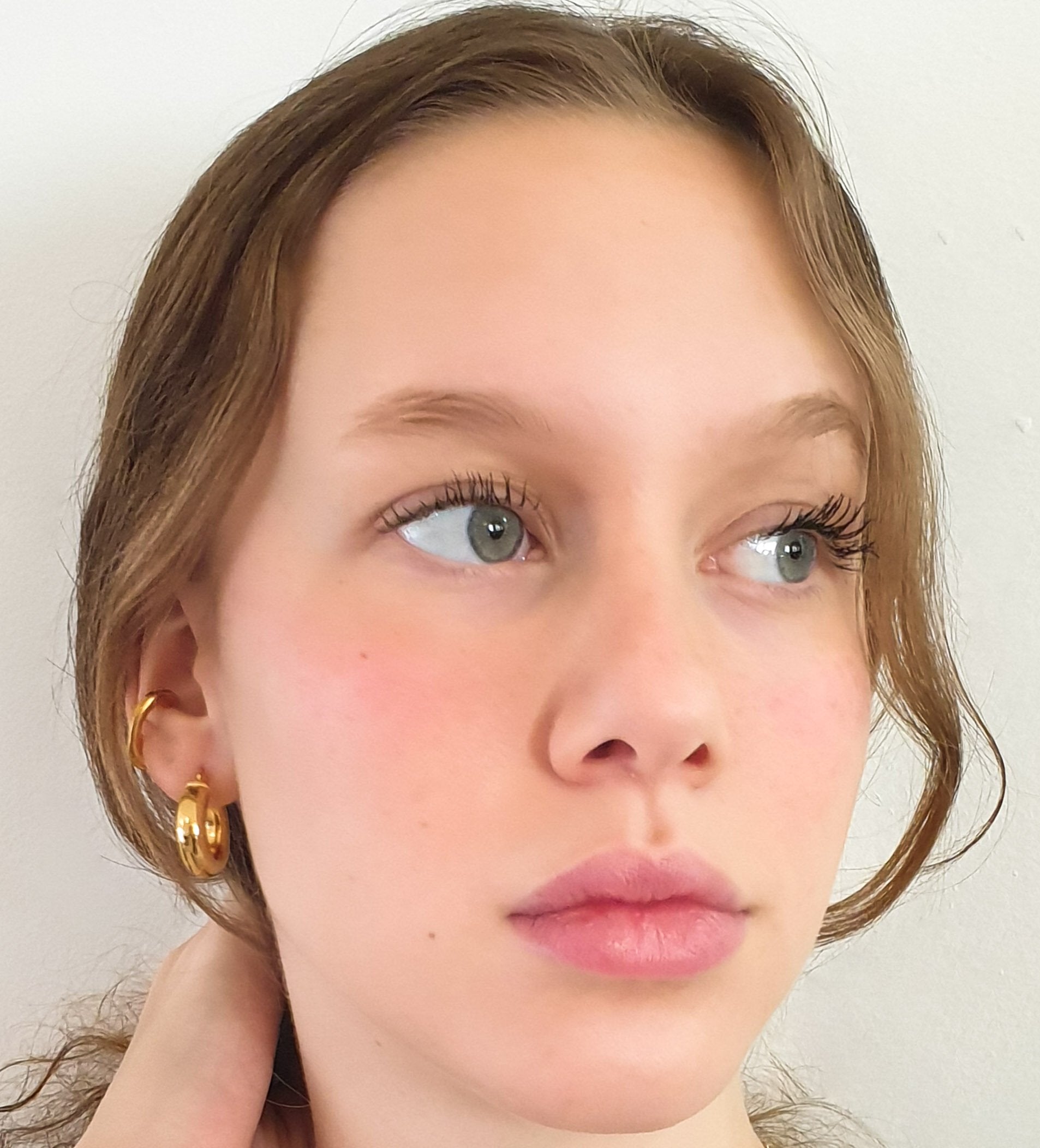 עגילי חישוק נפח קליק קטנים