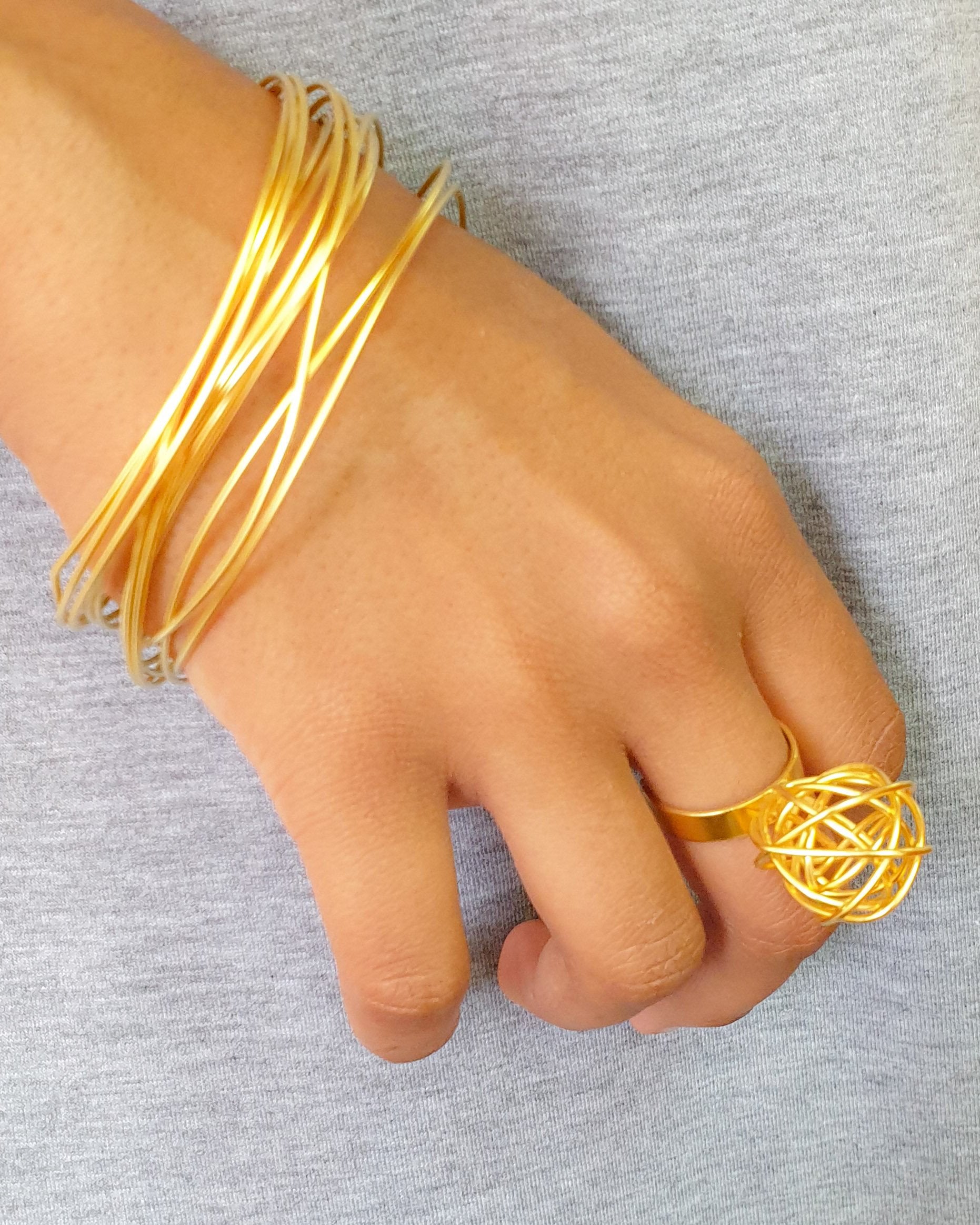 טבעת סבך עבודת יד