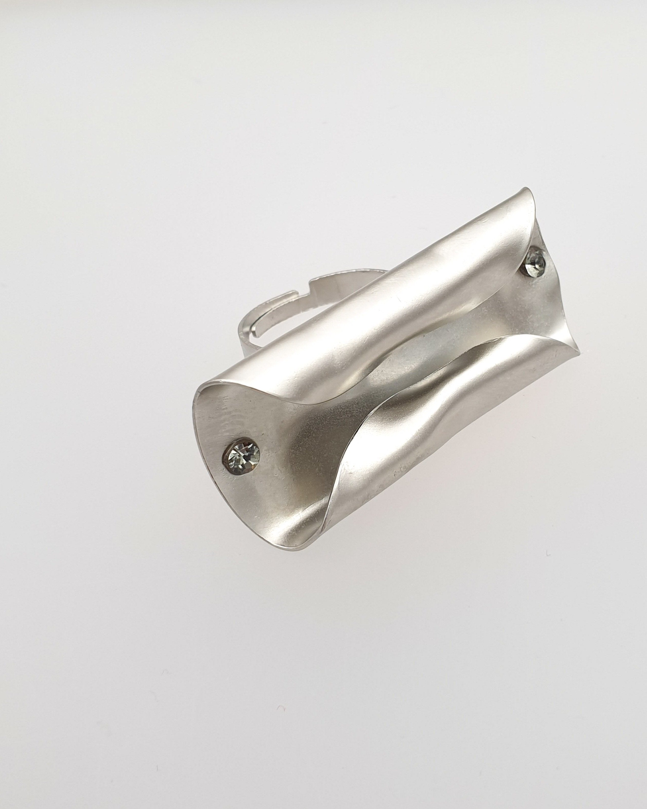 טבעת מקופלת עבודת יד