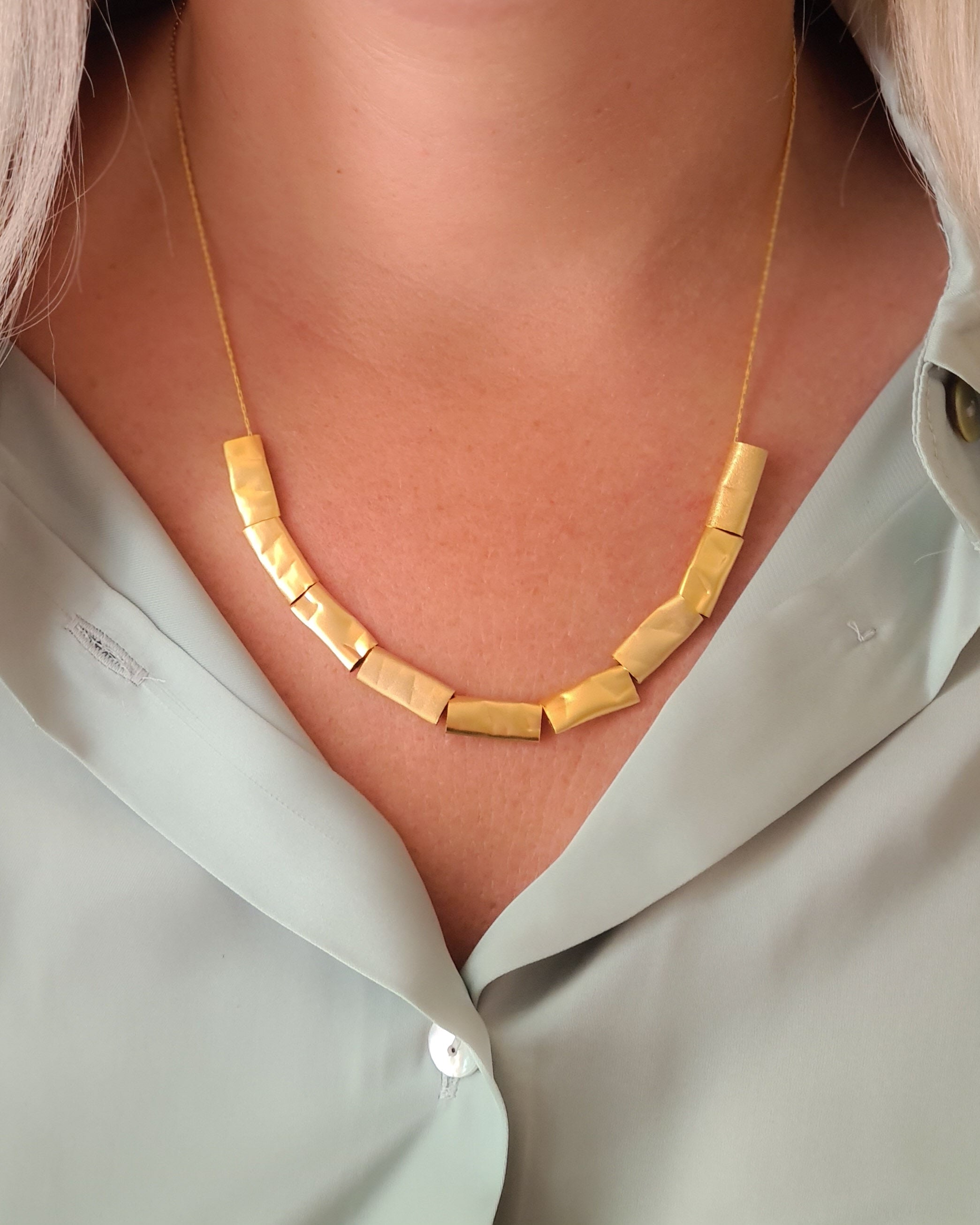 שרשרת מקטעים עבודת יד