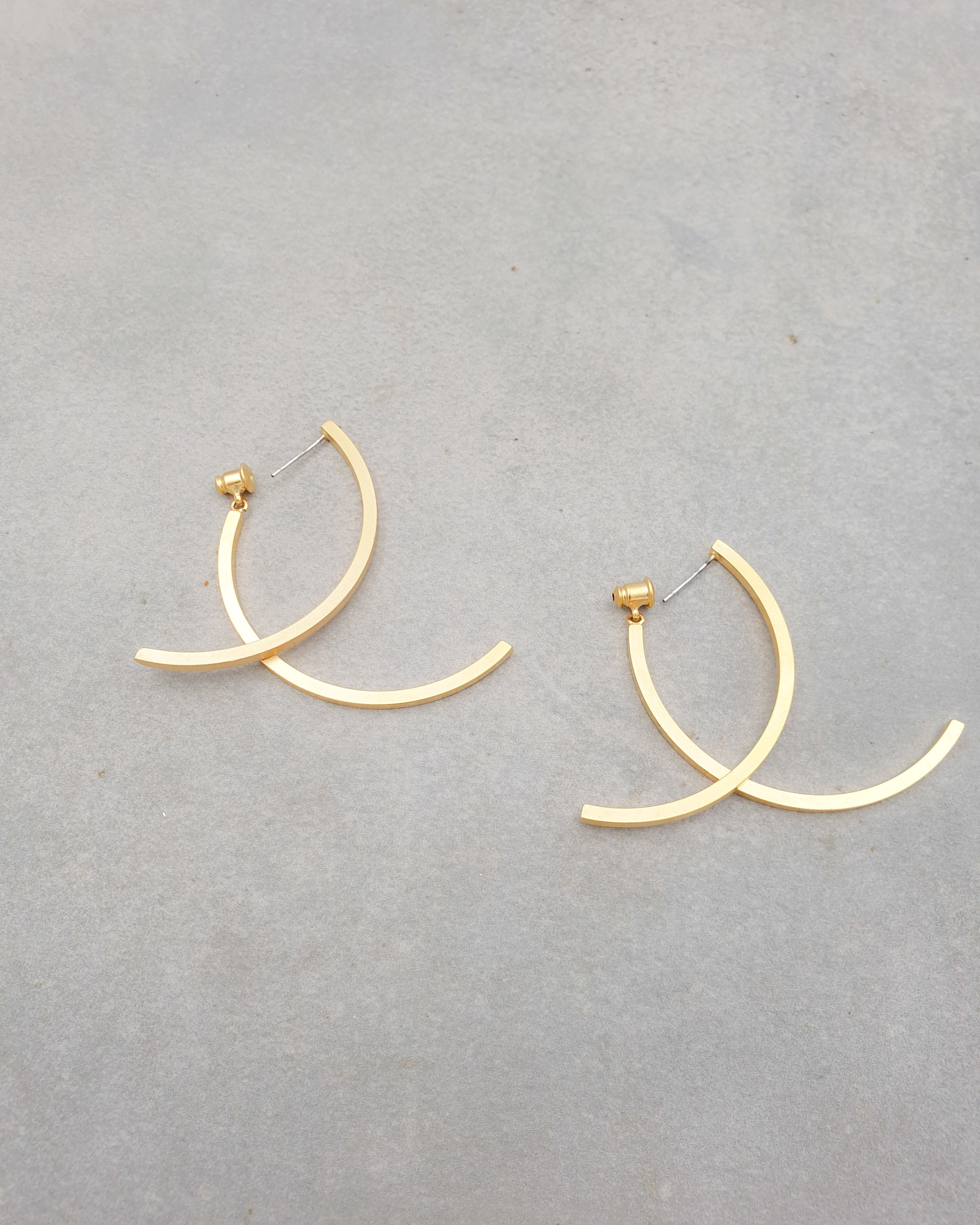 עגילים כפולים ציפור