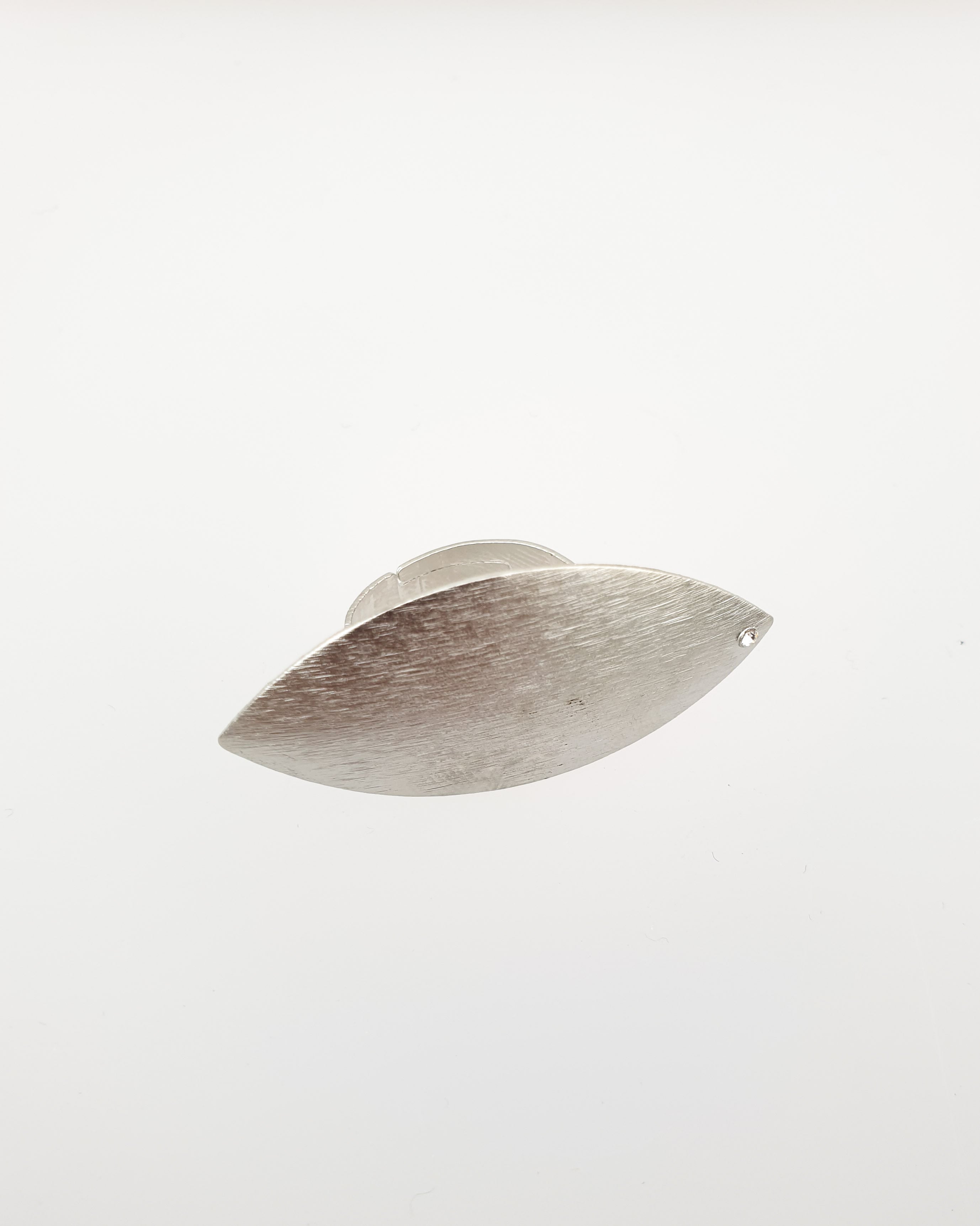 טבעת עלה עבודת יד