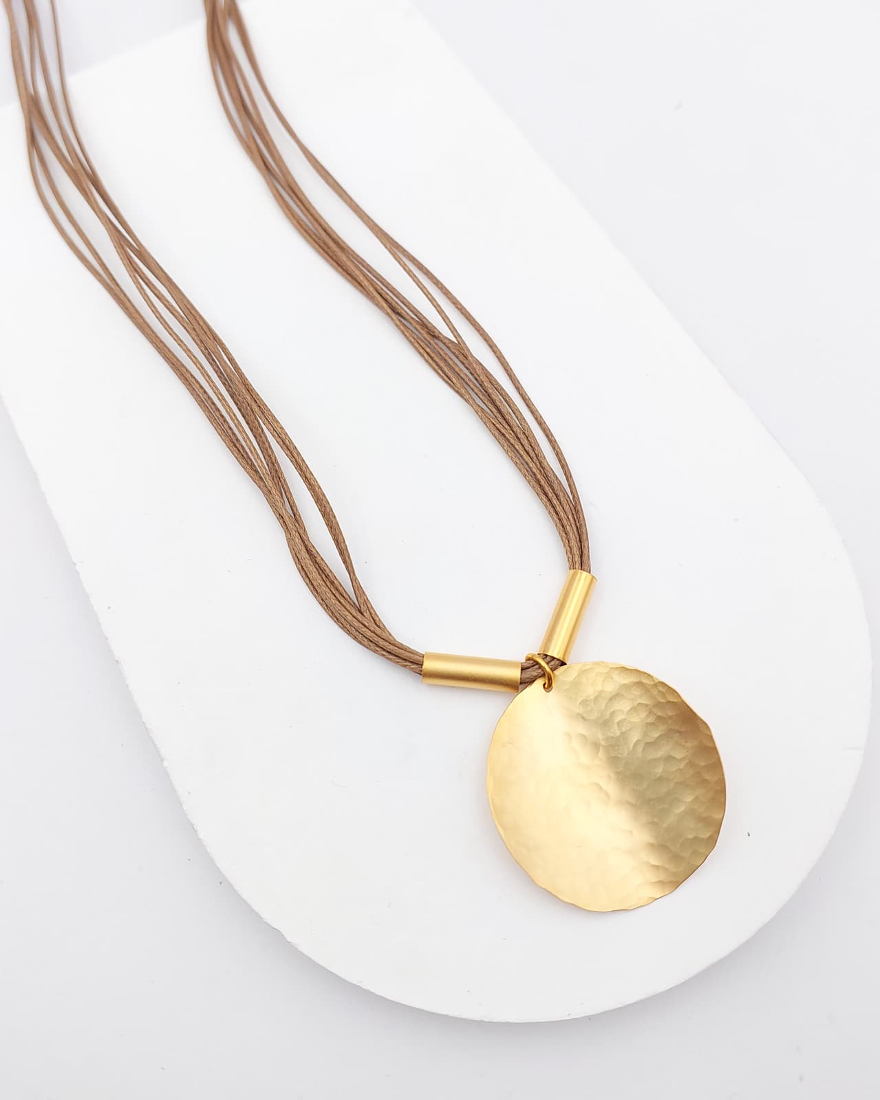 שרשרת כותנה מטבע מרוקע