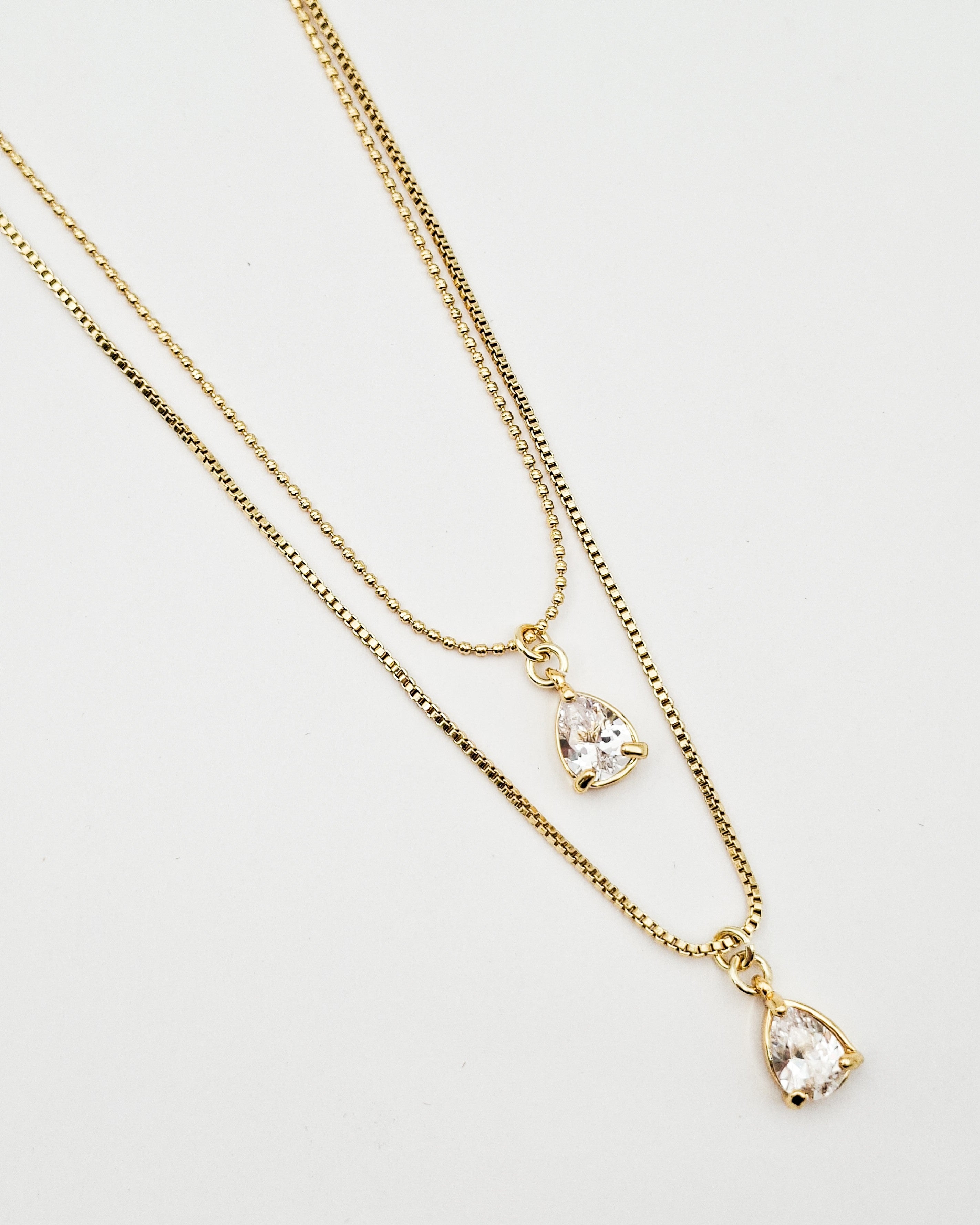 שרשרת שכבות דרופס זירקון