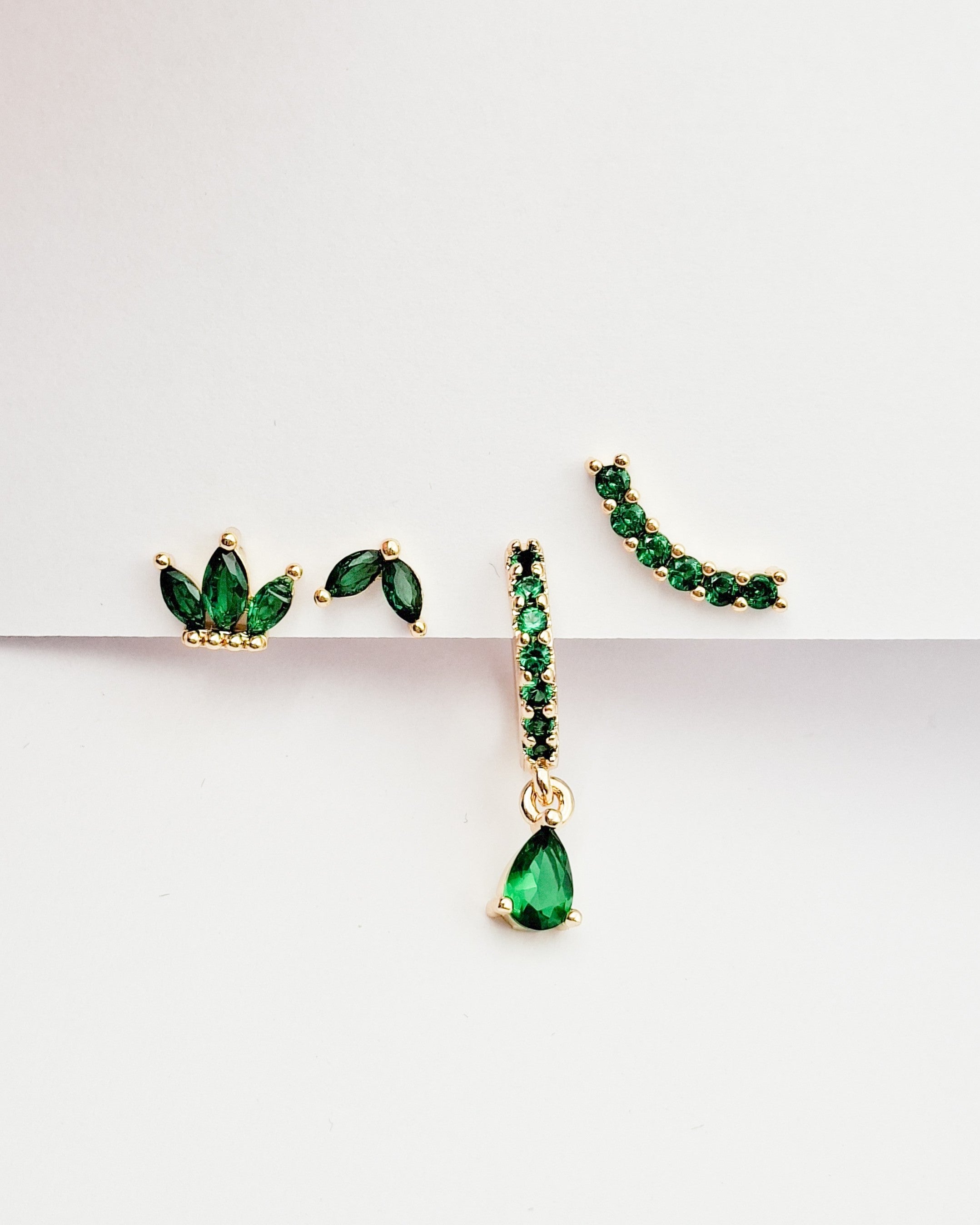 סט עגילי סלין