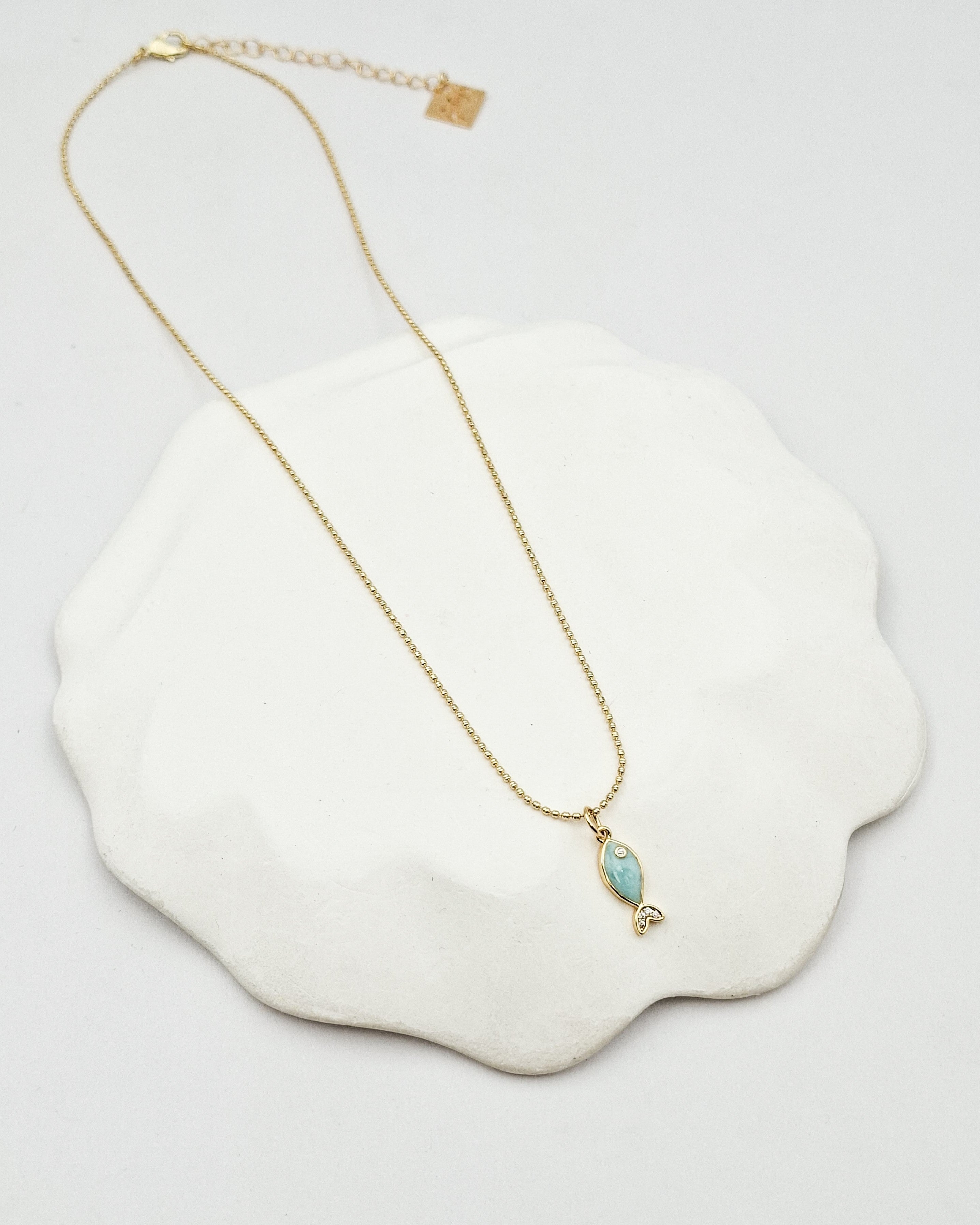 שרשרת דג אמייל