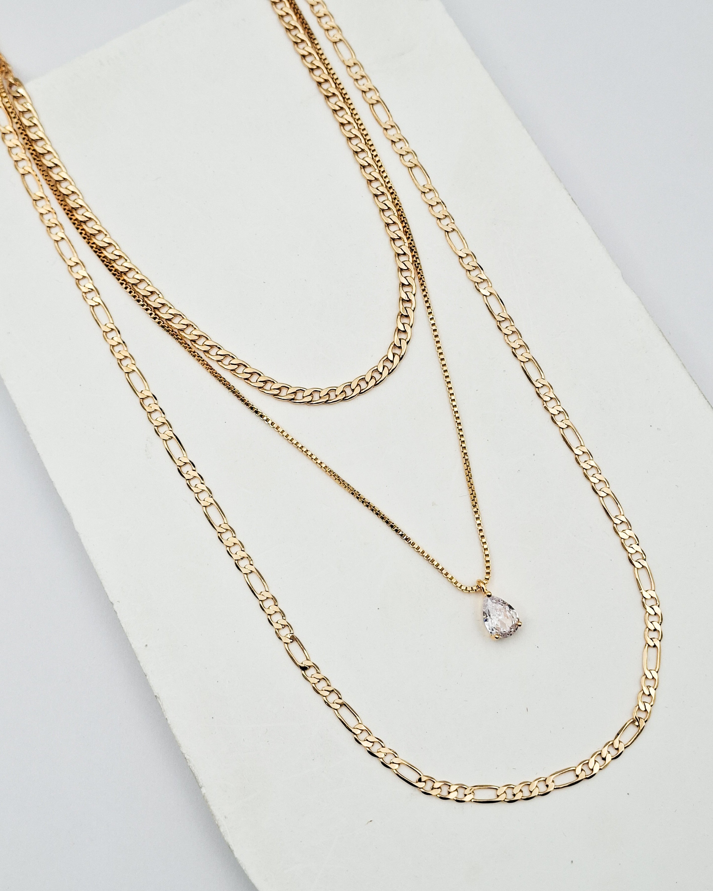 שרשרת גורמט שכבות זירקון