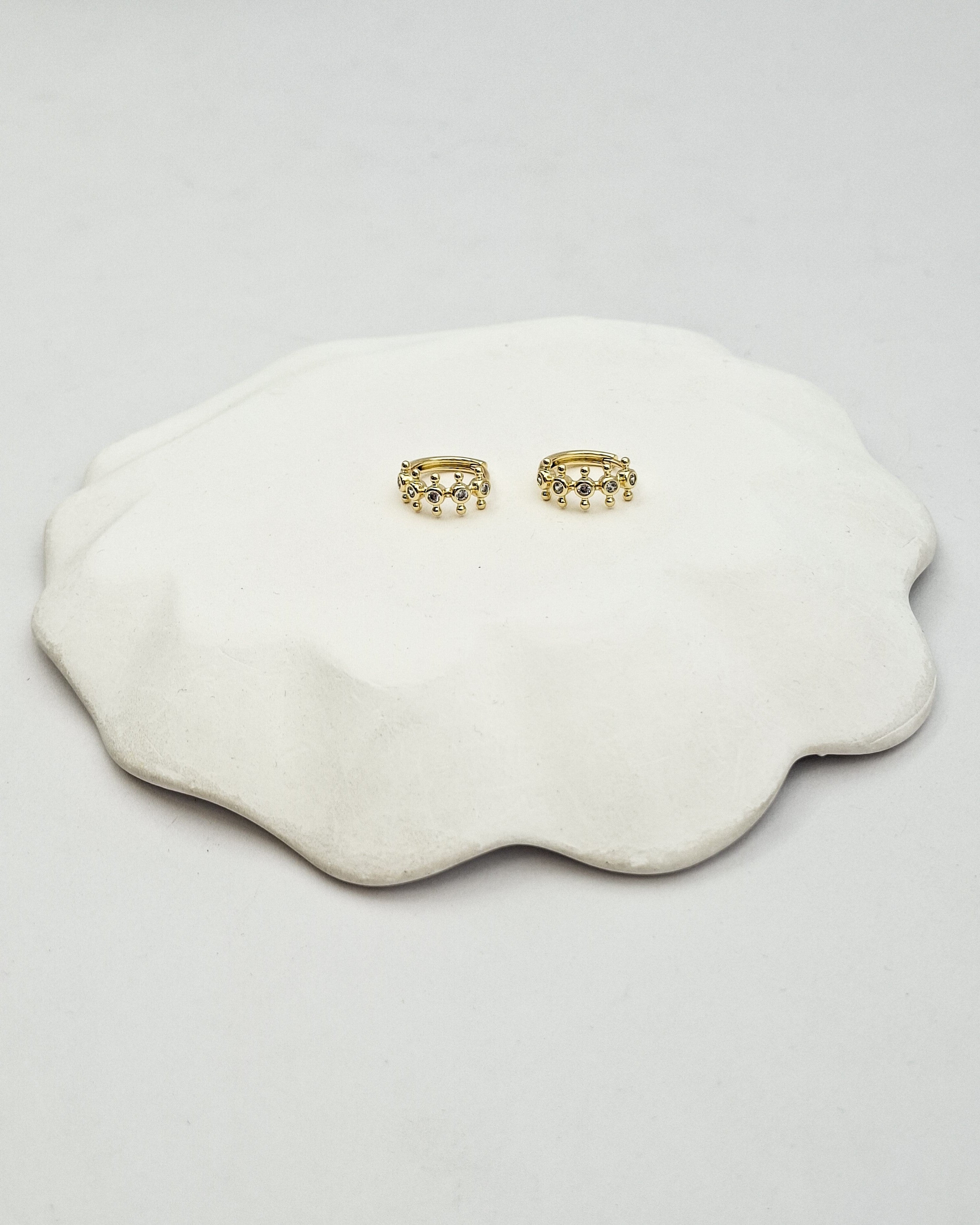 עגילי חישוק לאדר זירקונים