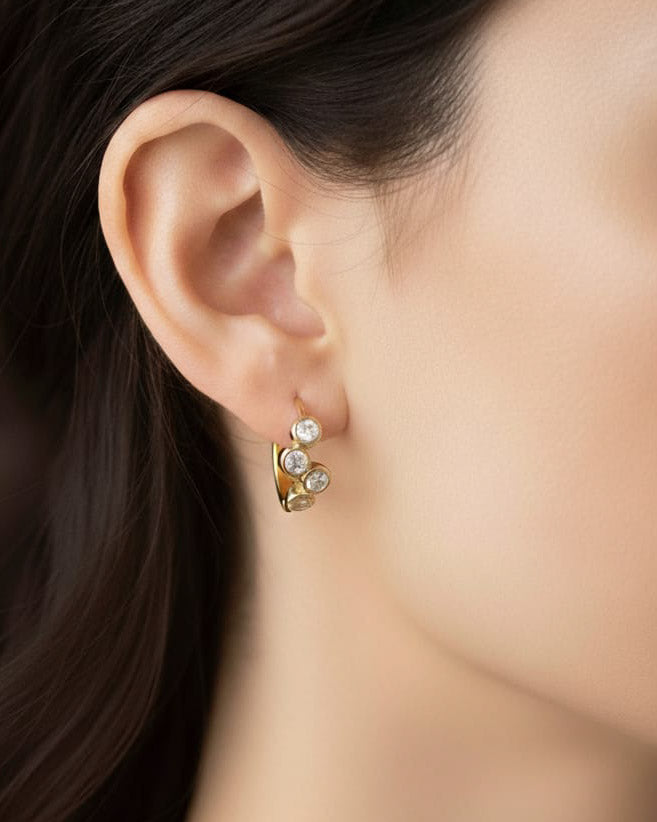 עגילי חישוק רומי