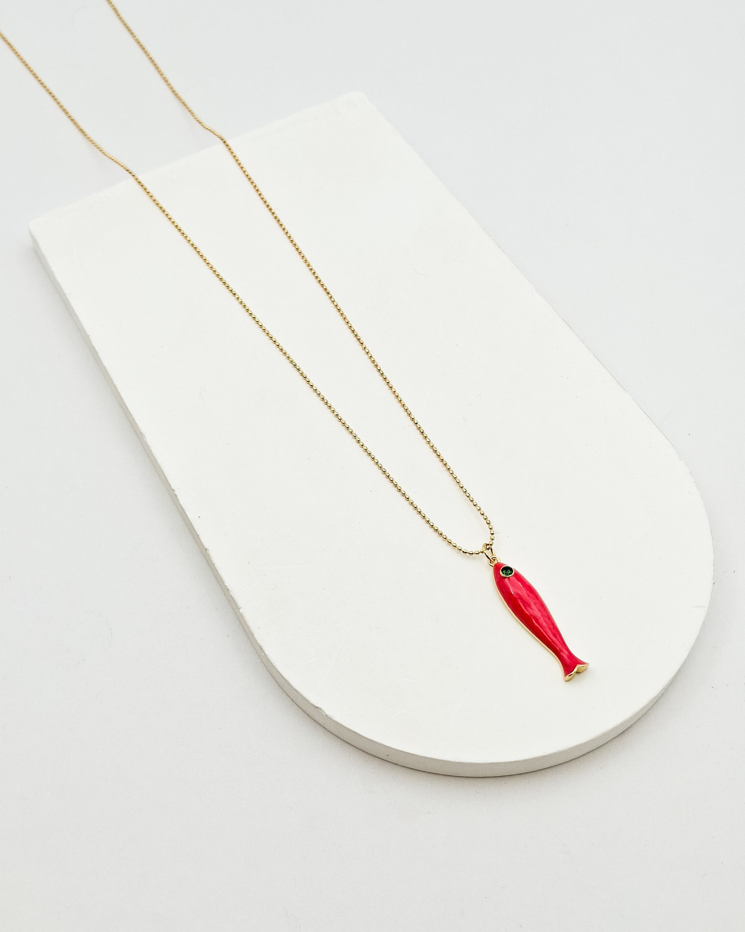 שרשרת סרדין אמייל