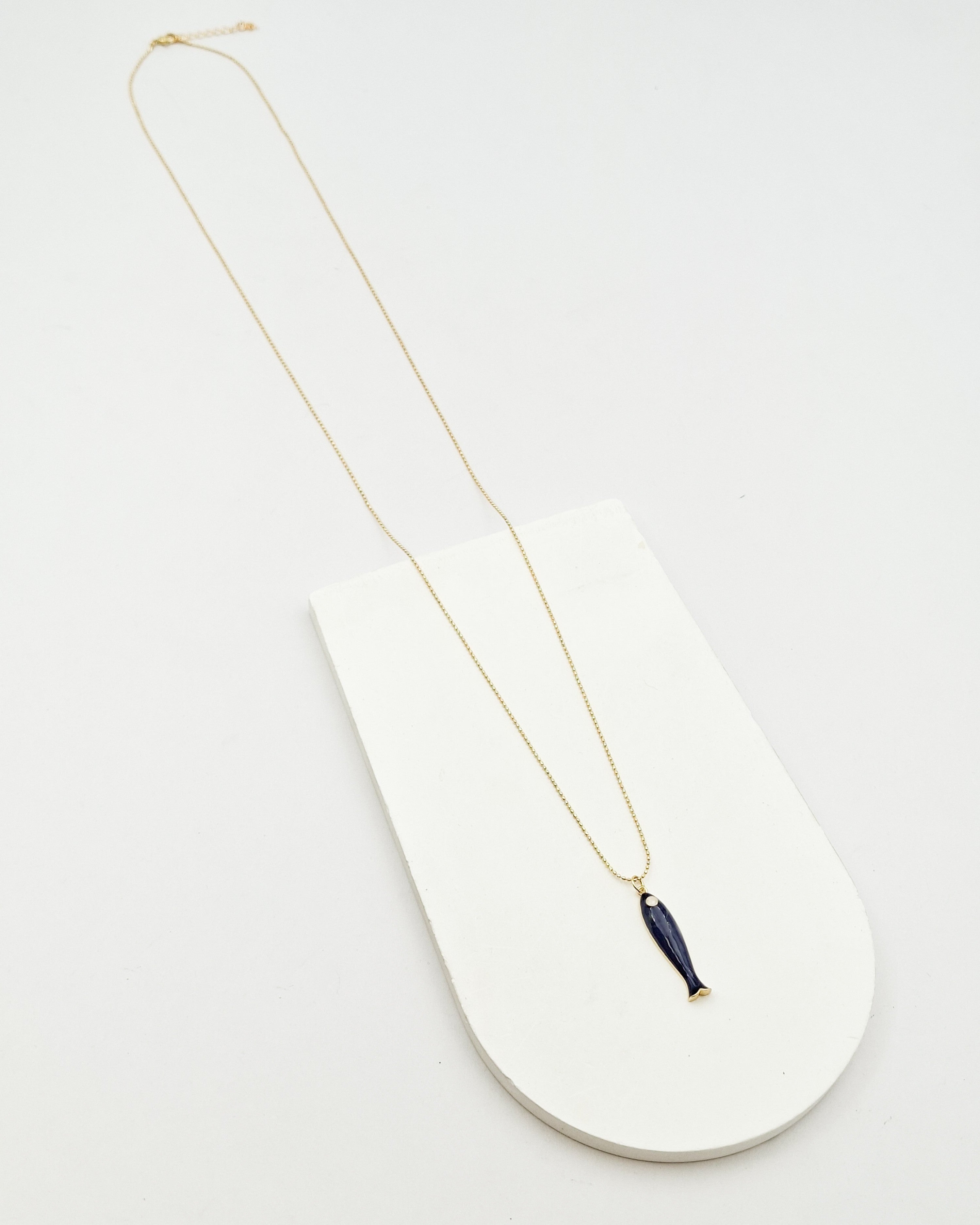 שרשרת סרדין אמייל