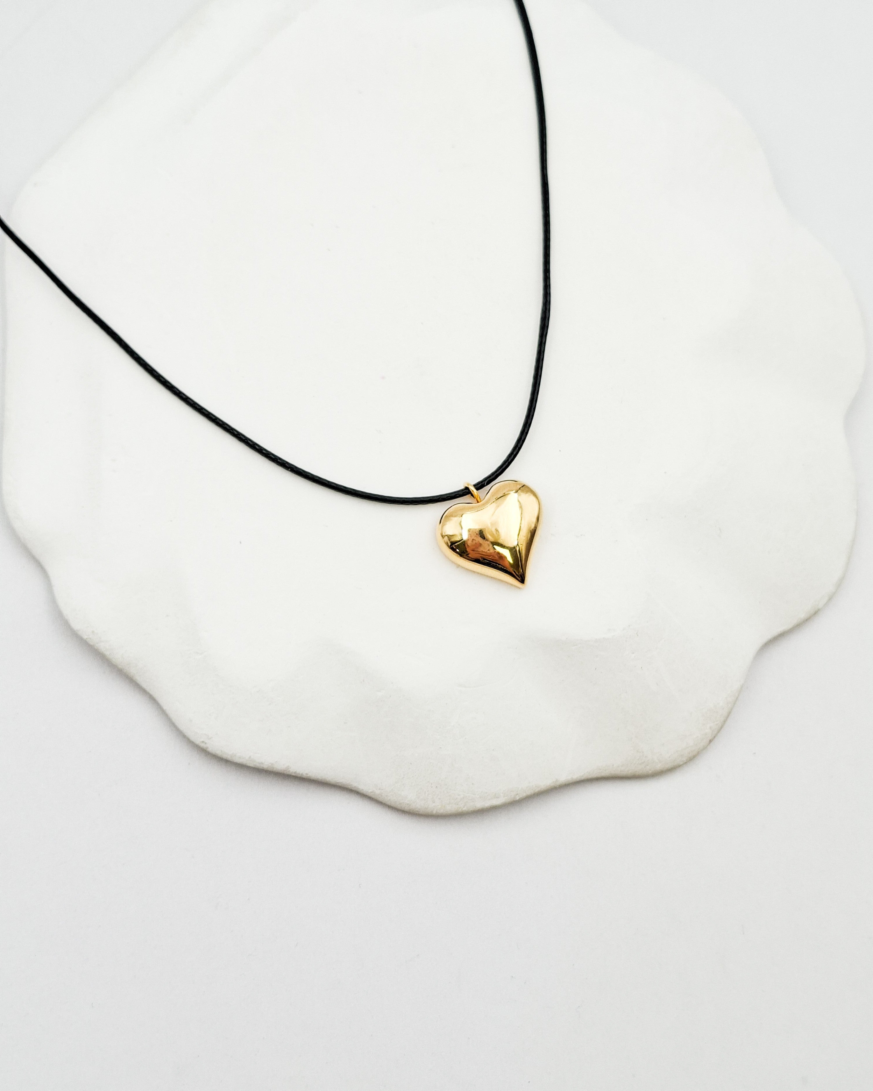 שרשרת לב זהב