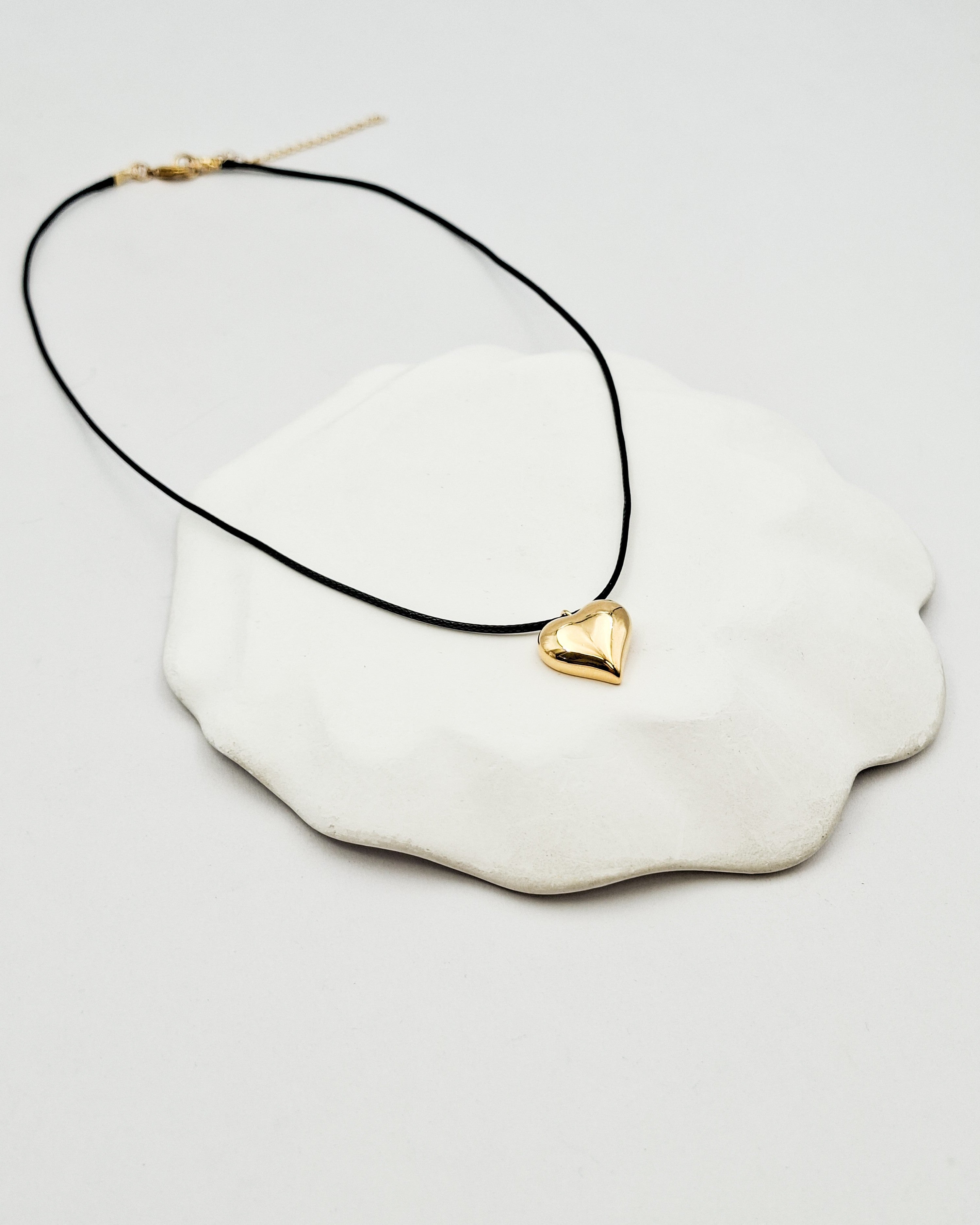 שרשרת לב זהב