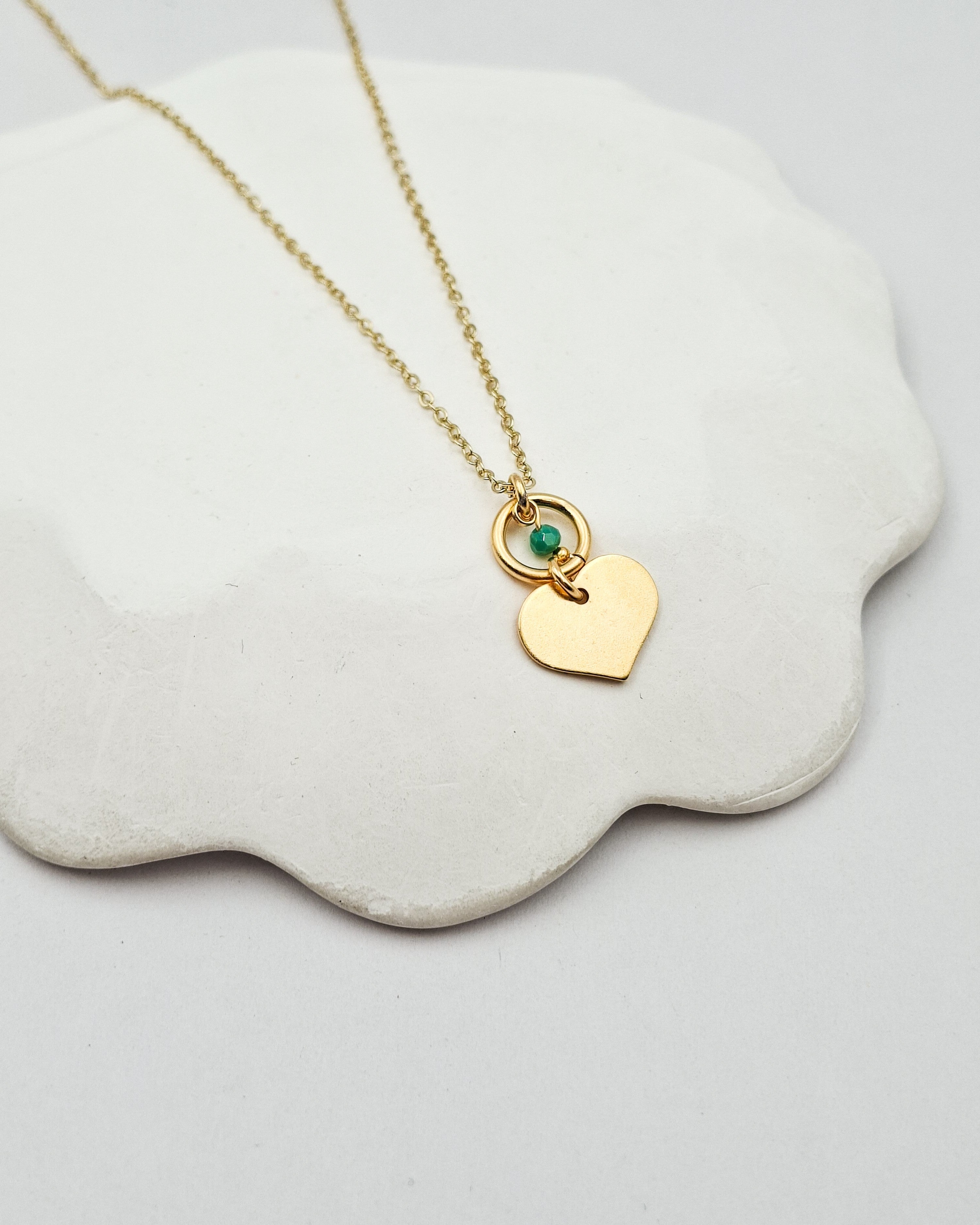 שרשרת לב קריסטל