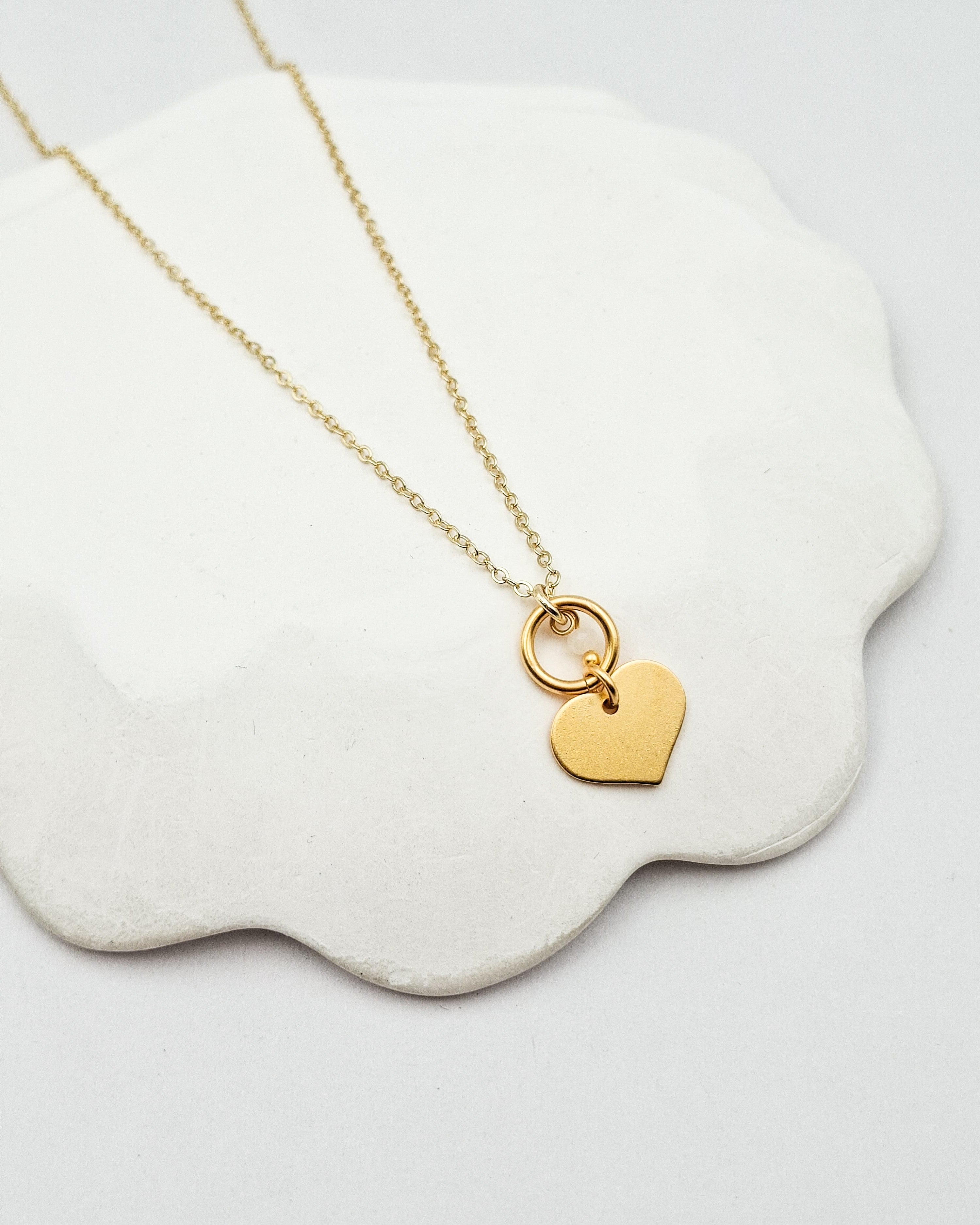 שרשרת לב קריסטל