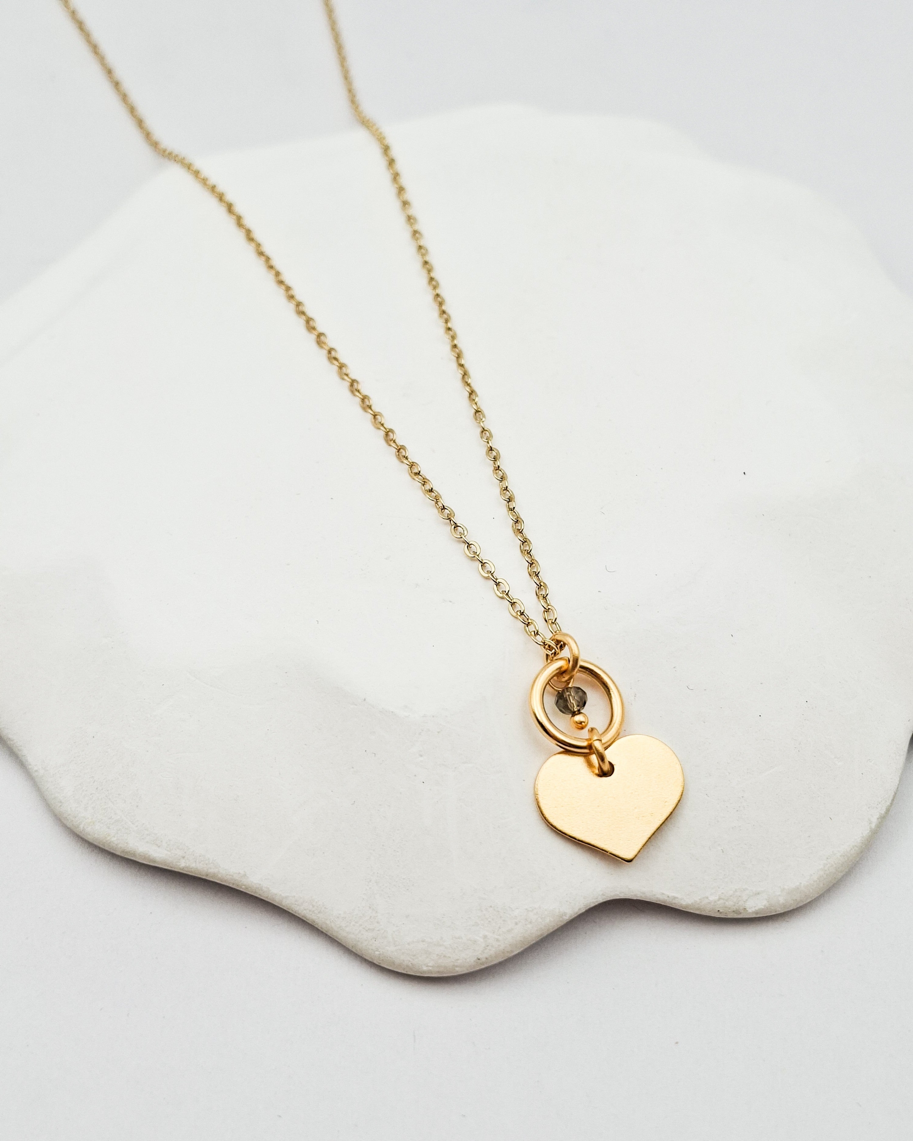 שרשרת לב קריסטל