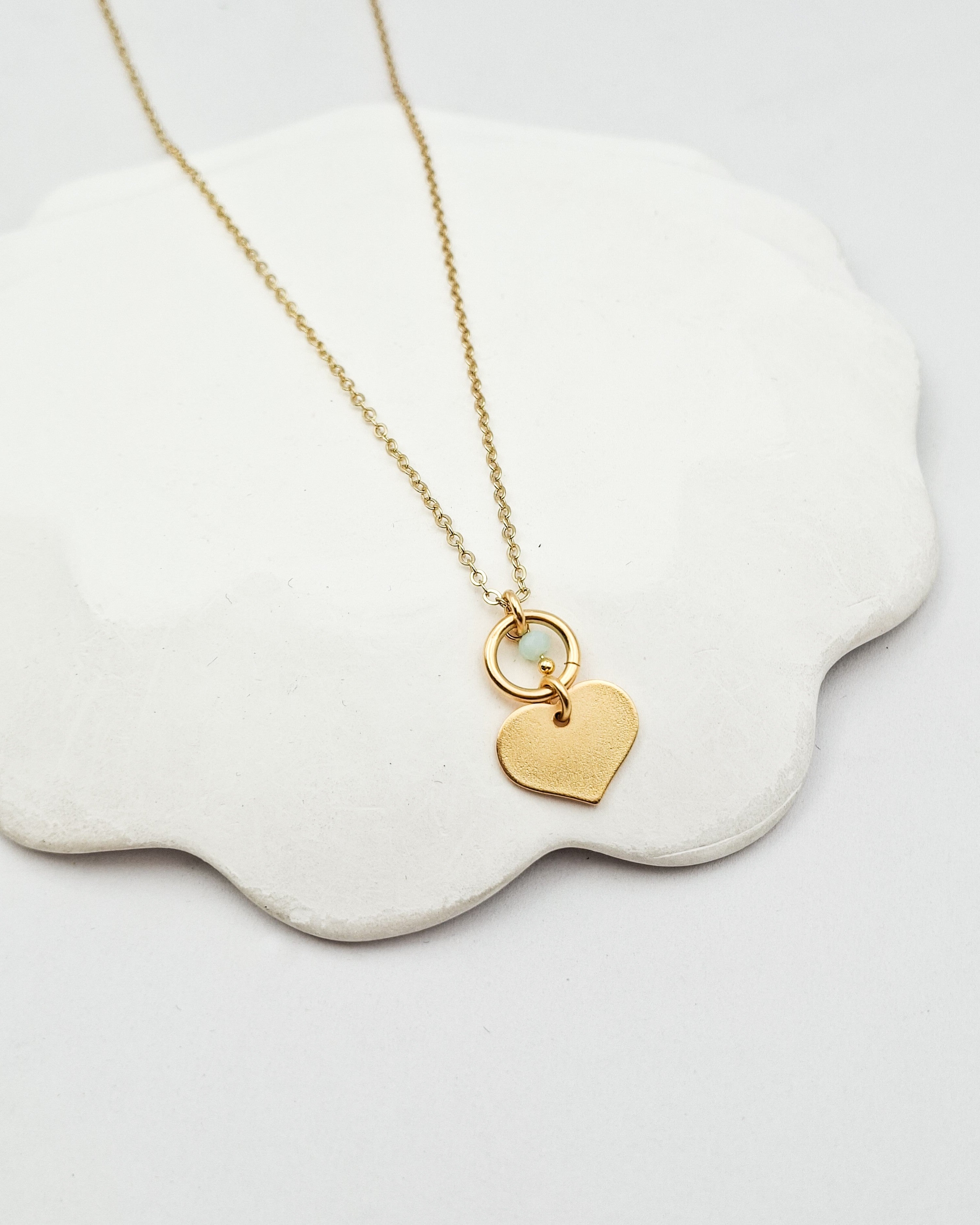 שרשרת לב קריסטל