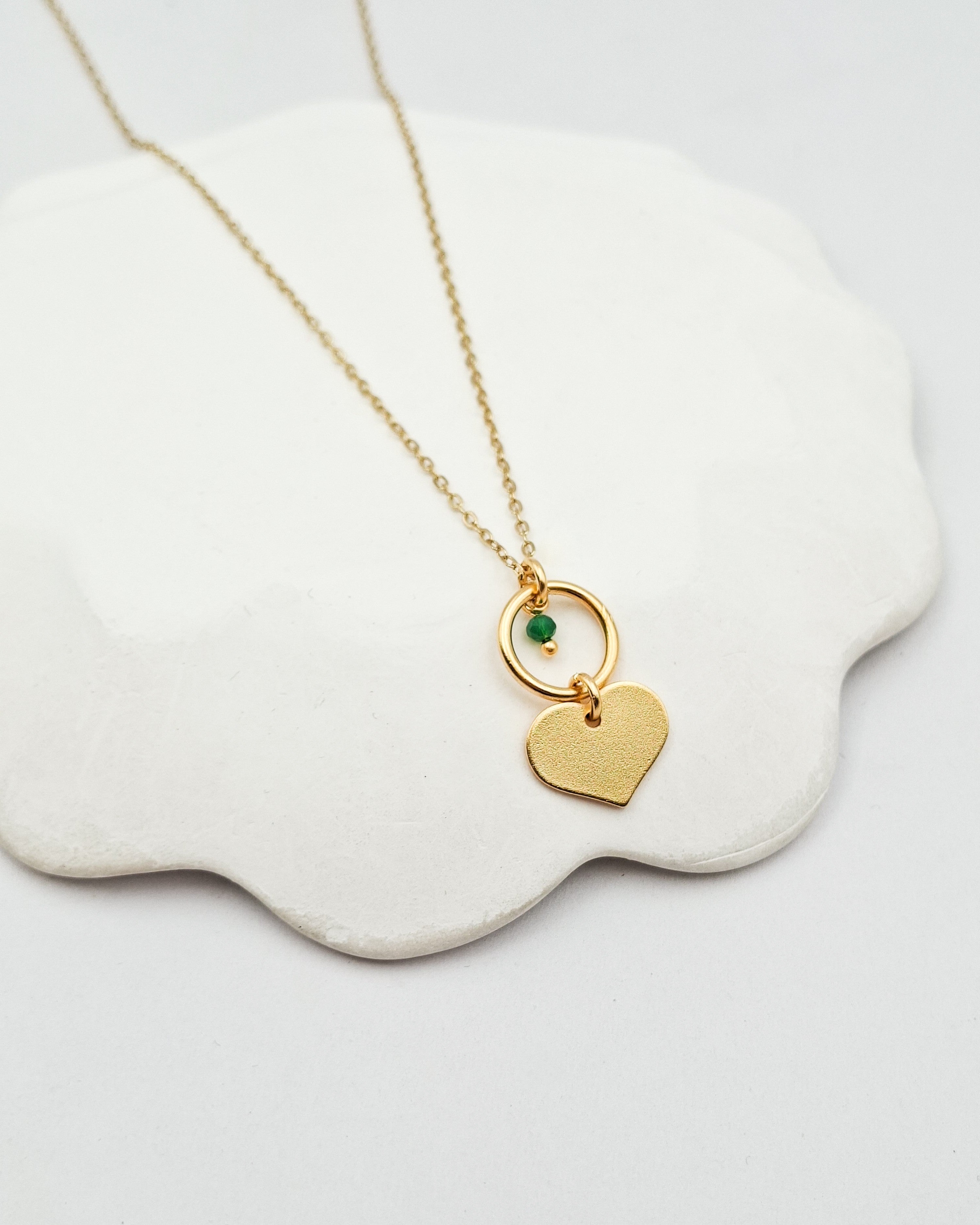 שרשרת לב קריסטל