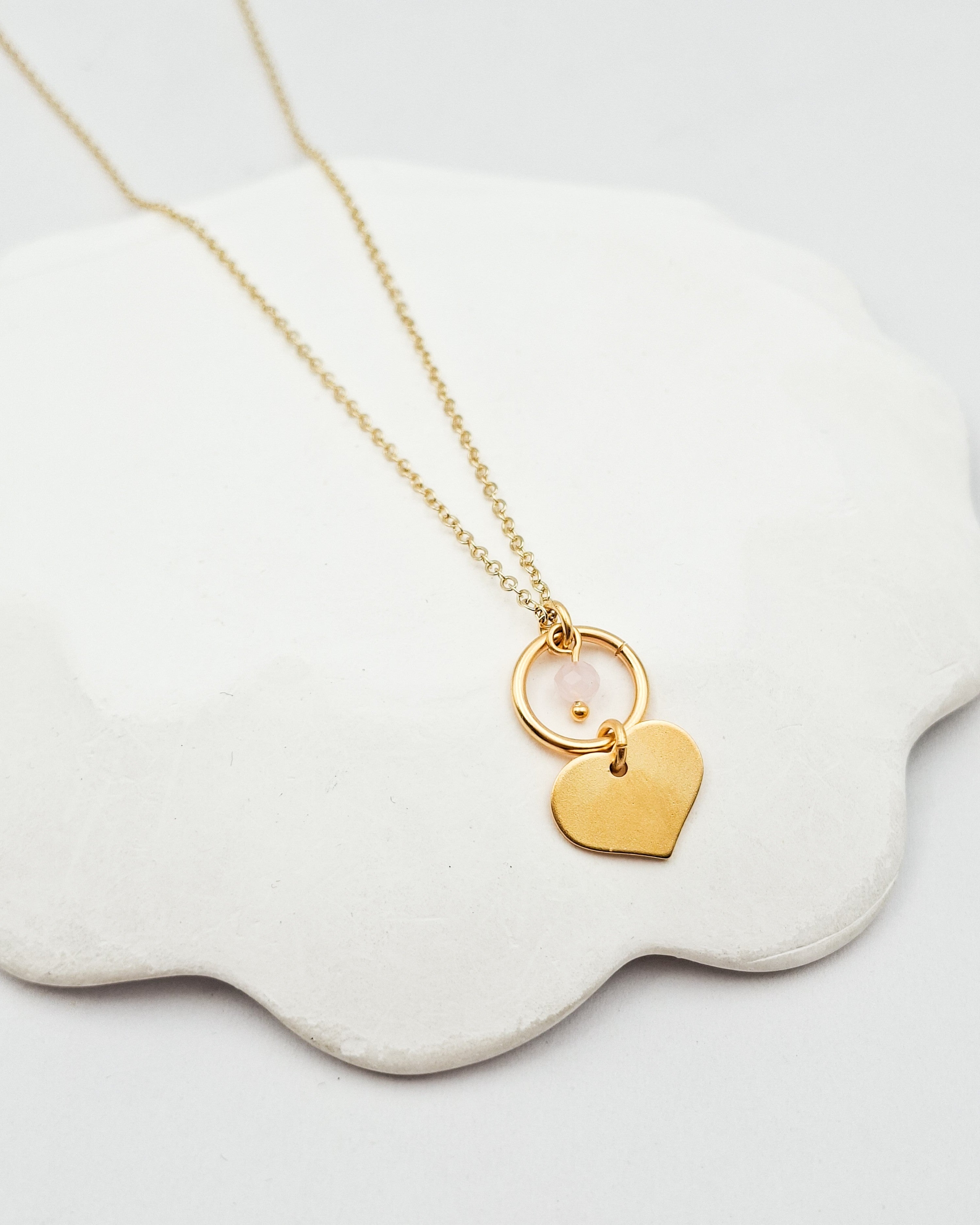 שרשרת לב קריסטל