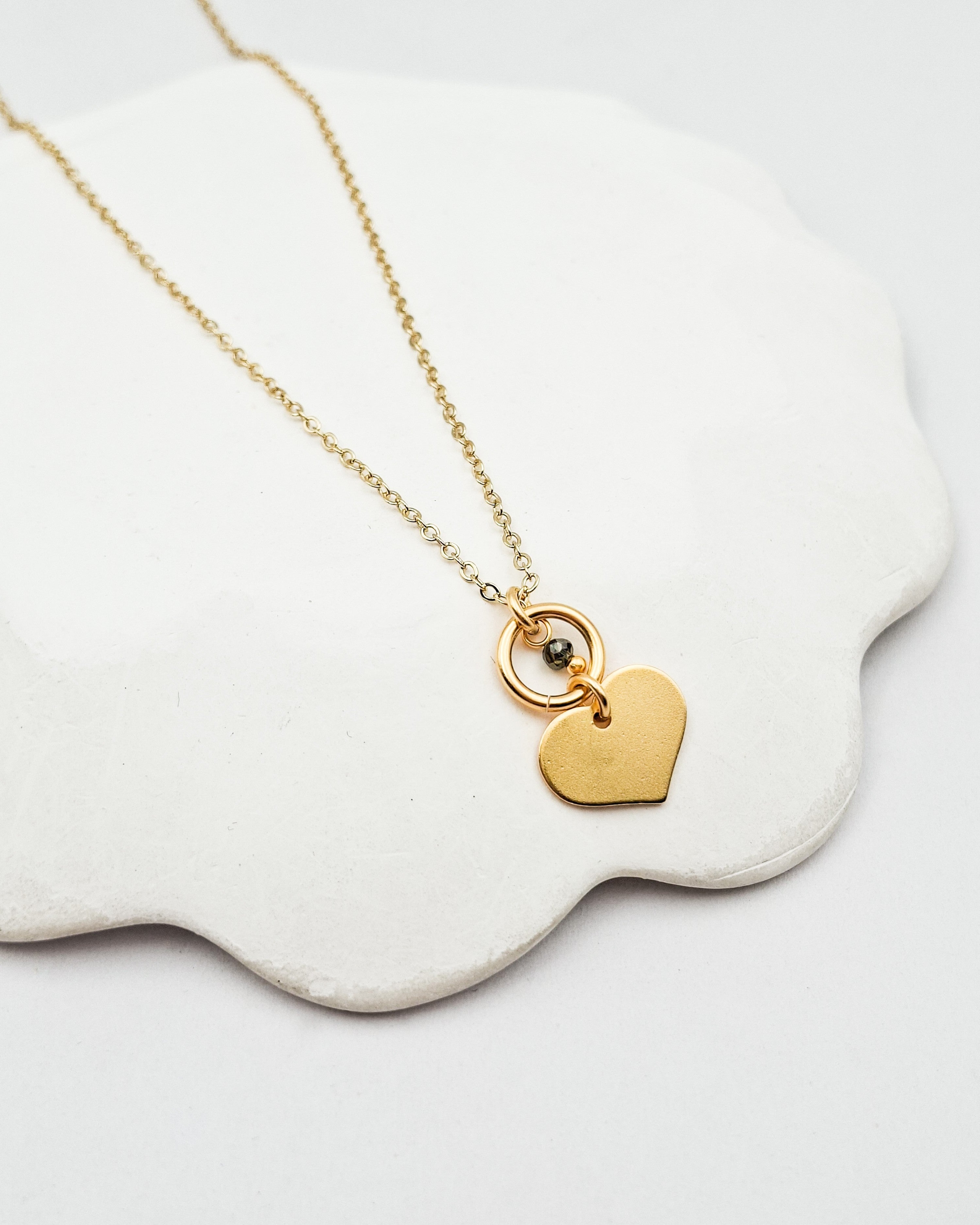 שרשרת לב קריסטל