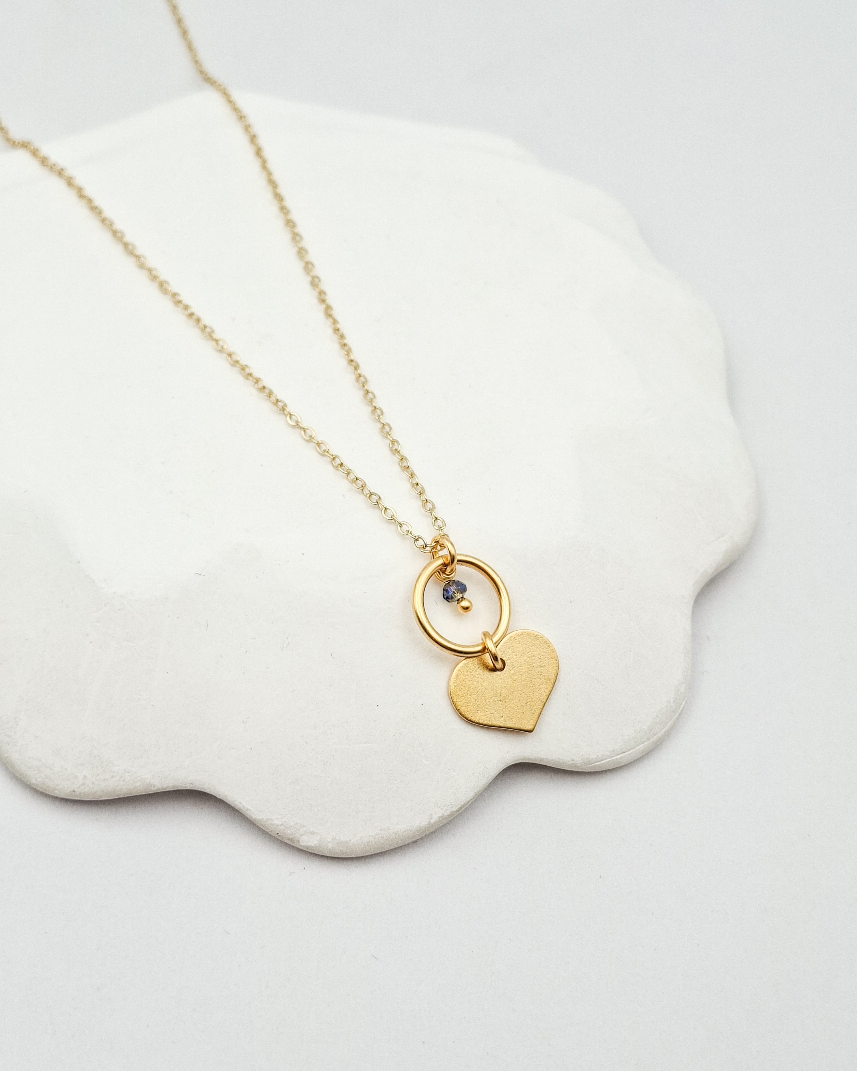 שרשרת לב קריסטל