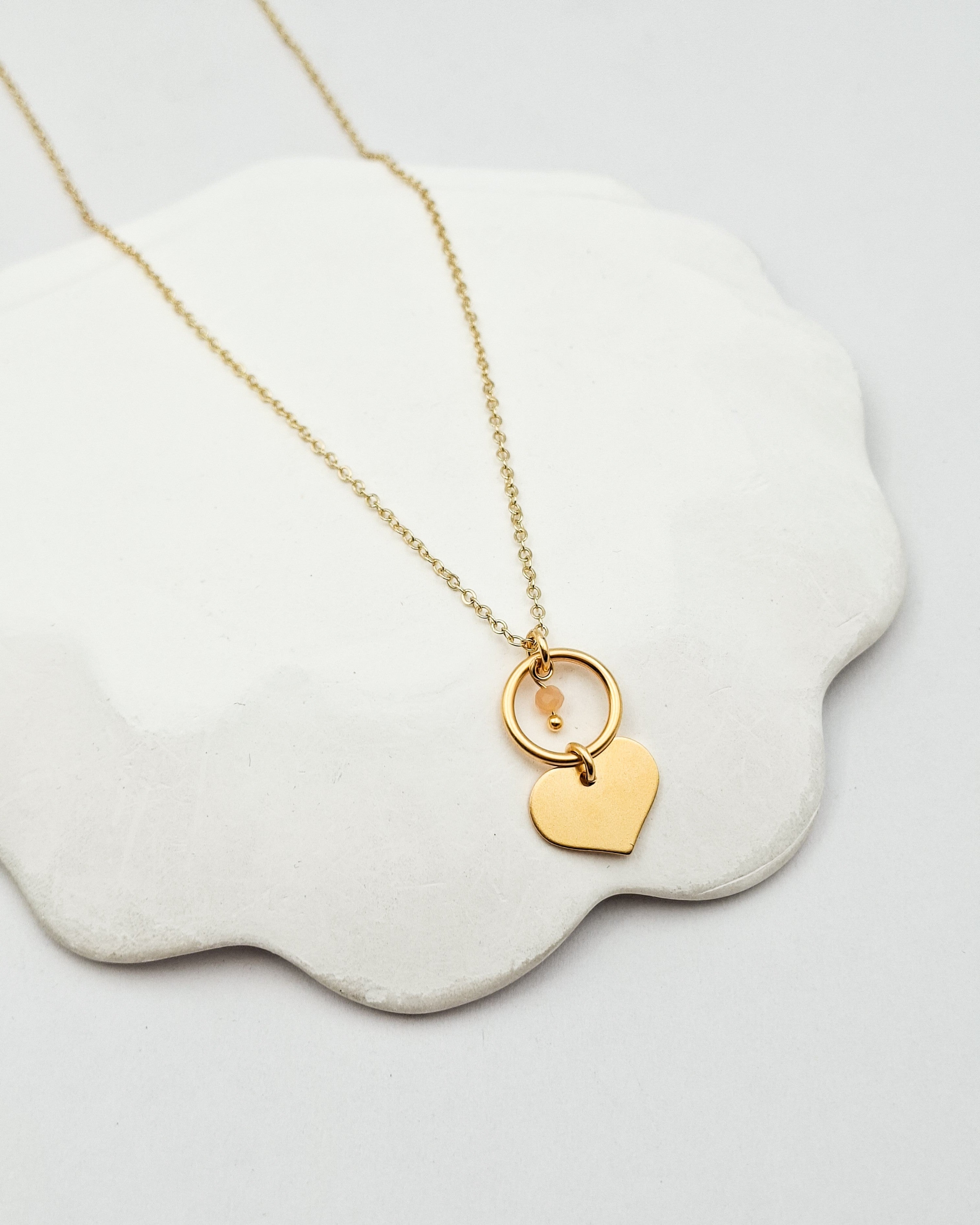 שרשרת לב קריסטל