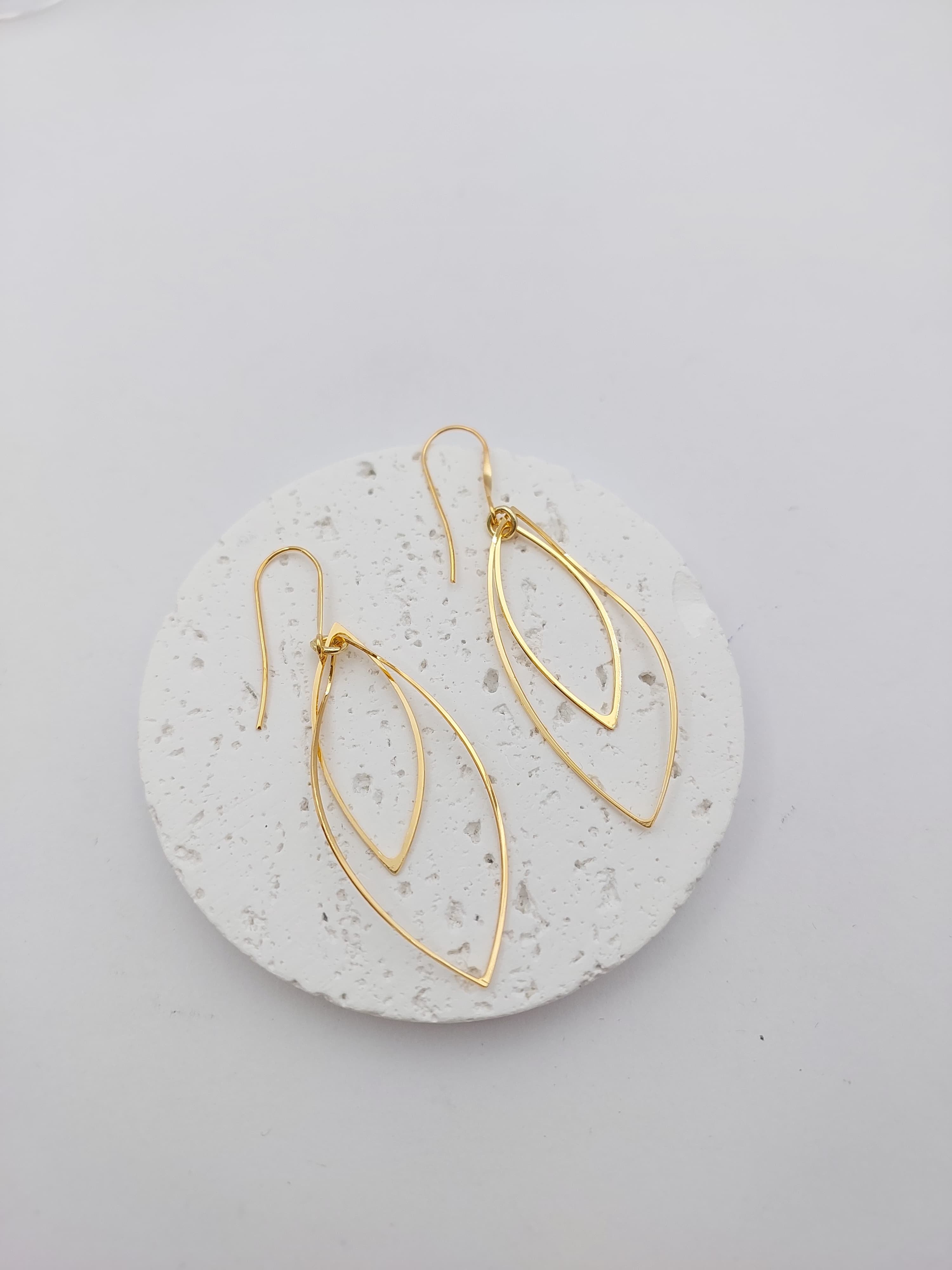 עגילי שלהבת גדולים