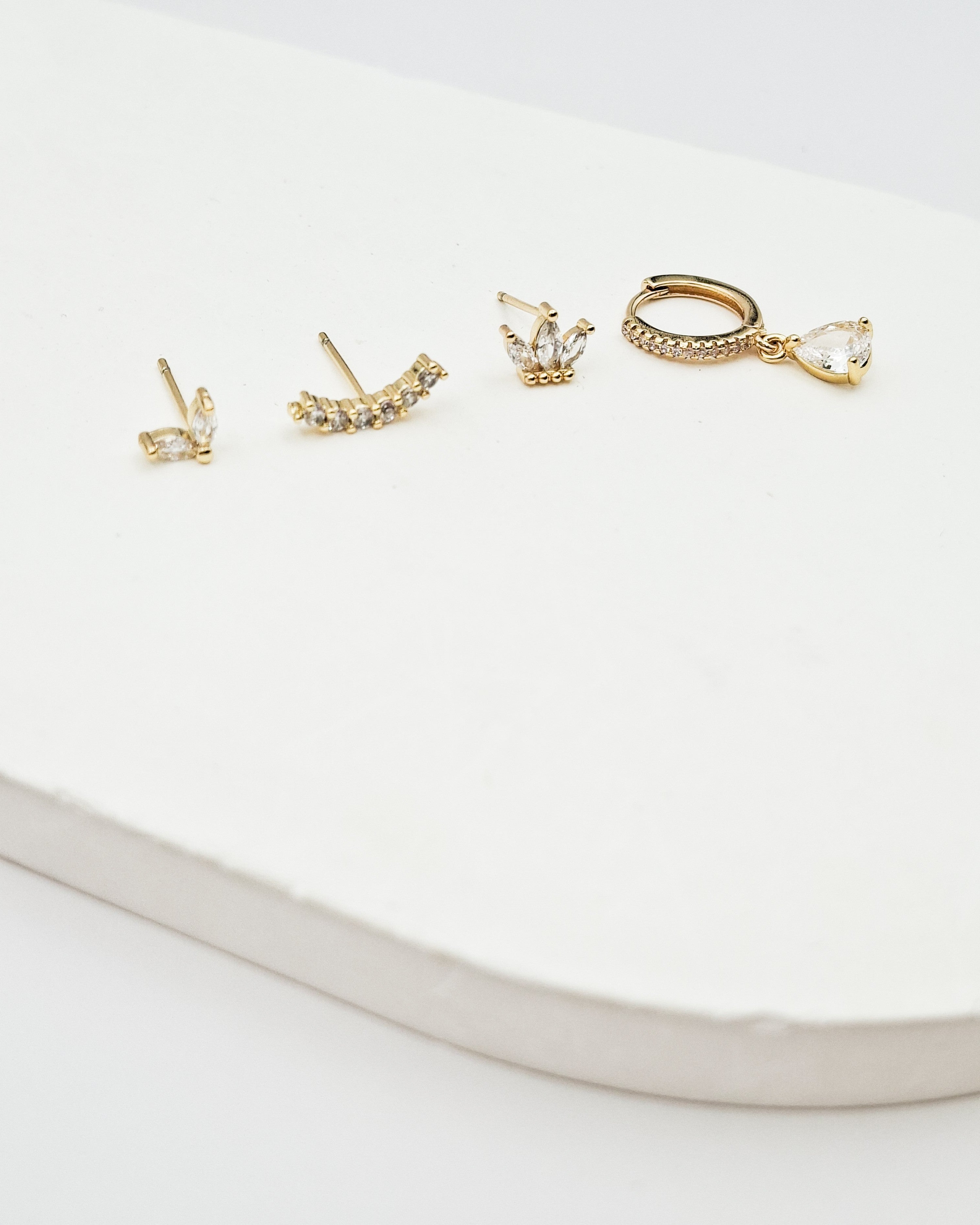 סט עגילי סלין