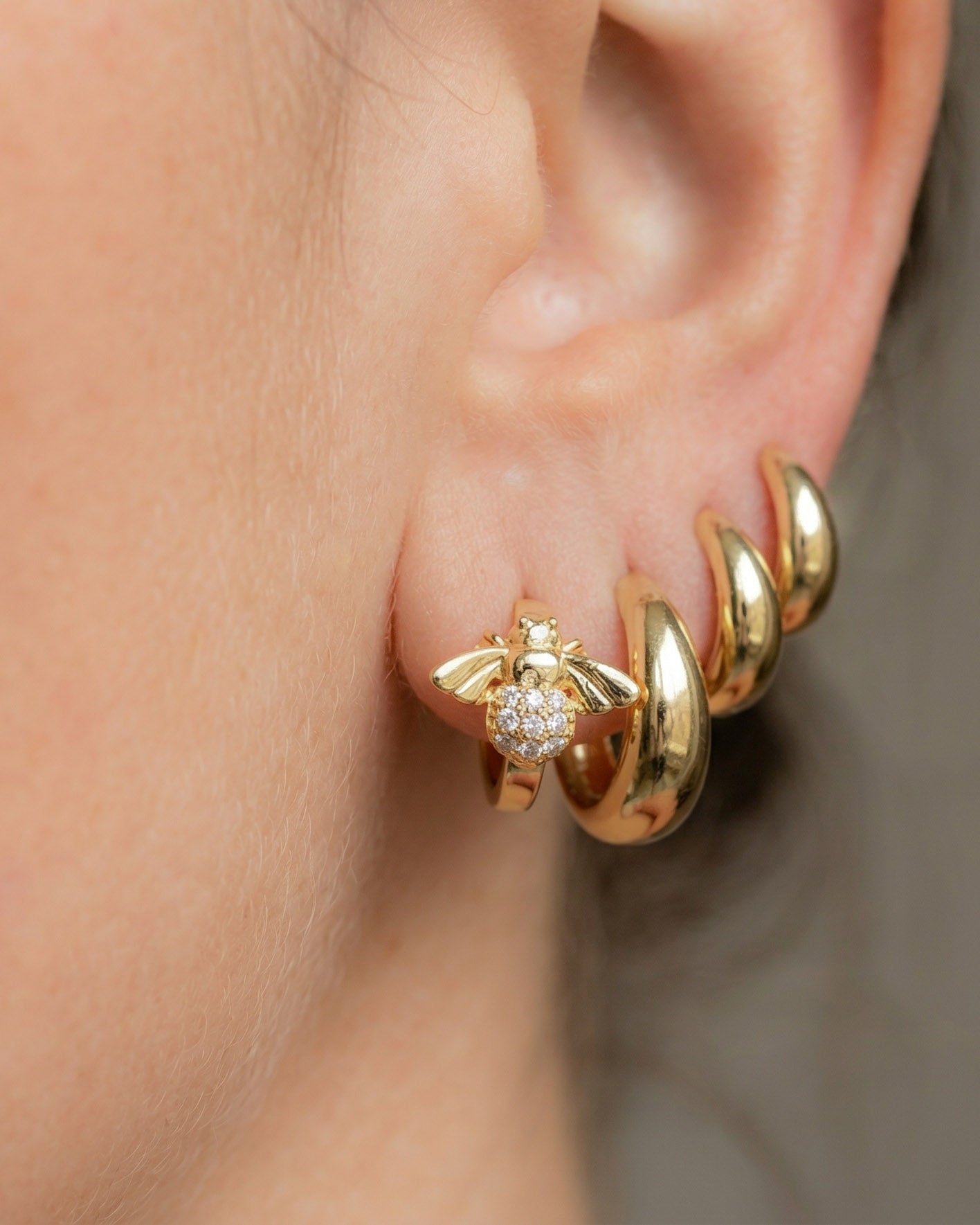 סט חמישיית עגילי פליי